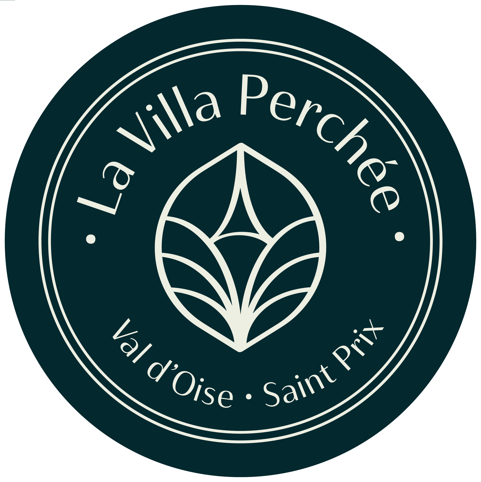 6. logo rond fond rond vert émeraude